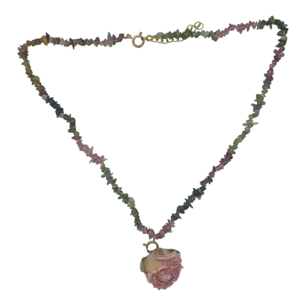 collana rosa stabilizzata