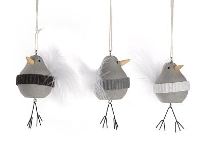 Uccellino piuma bianca