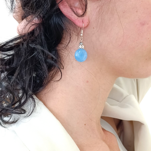 Orecchini tondo piatto