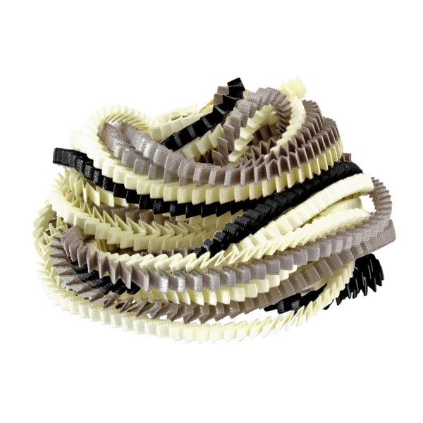 Collana plissettata lunga