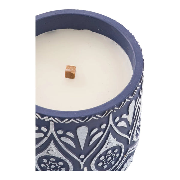 candela terracotta blu bianco small