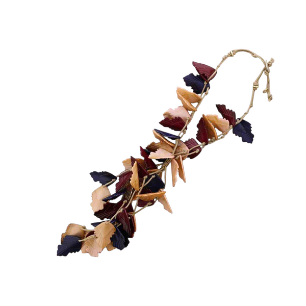 Collana ciondolo foglie