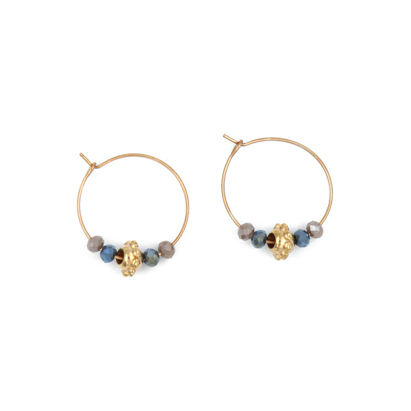 Orecchini Delicati con Charm e Cristalli