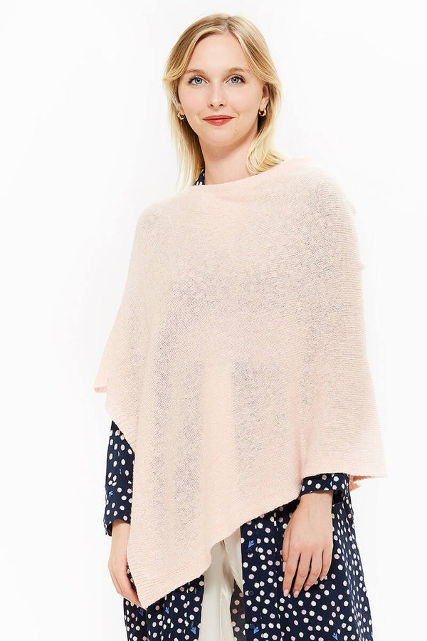 ponchetto lana merino cashmere