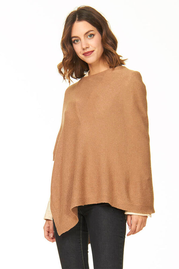 ponchetto lana merino cashmere