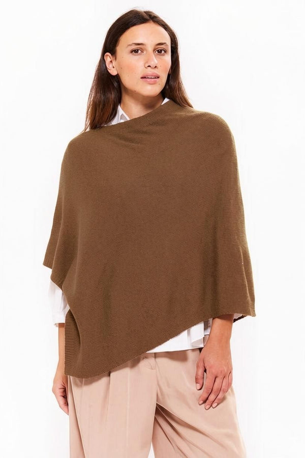 ponchetto lana merino cashmere