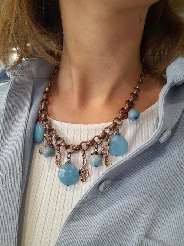 Collana note musicali
