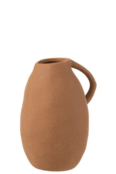 Vaso manico ceramica terra