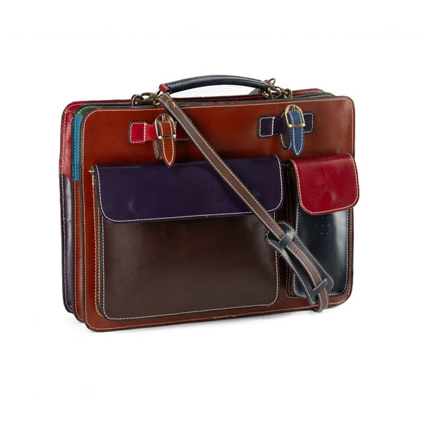 borsa cartella grande pelle