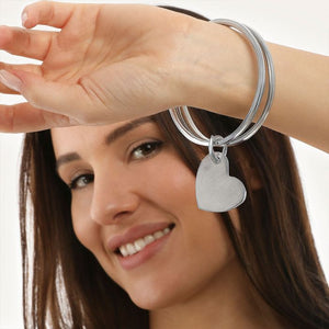 Bracciale doppio cuore
