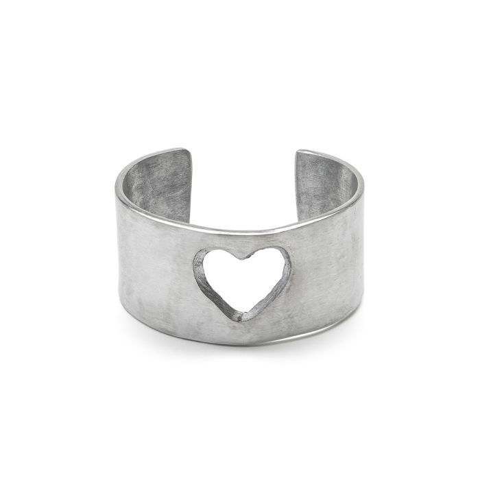 Bracciale rigido sagoma cuore