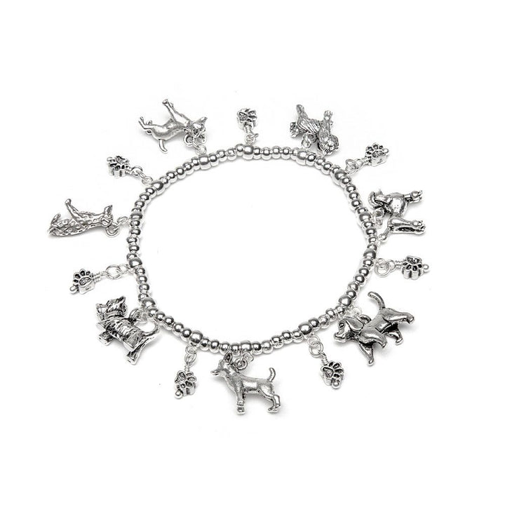 Bracciale pendente cani