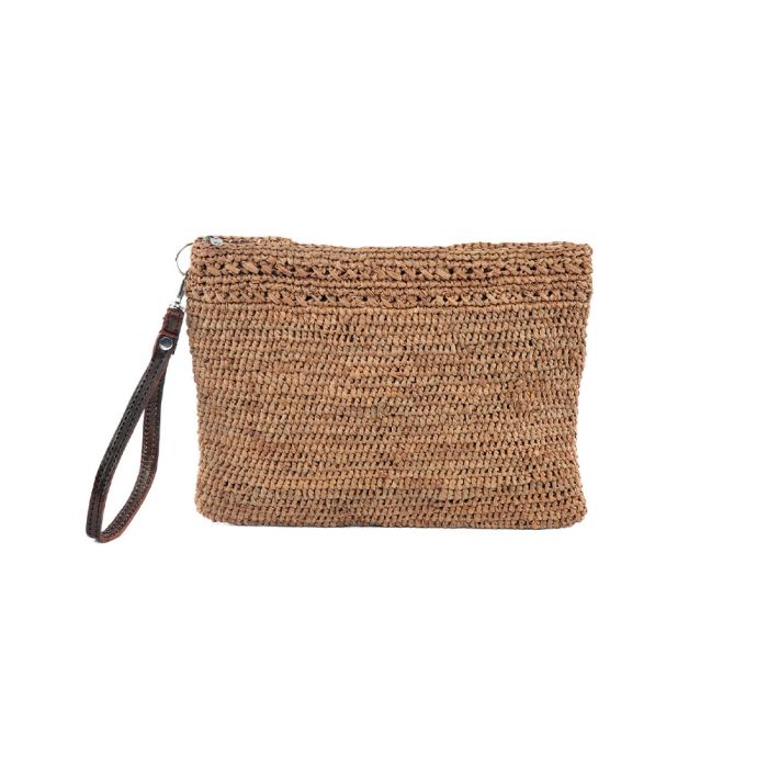 Pochette rafia uncinetto