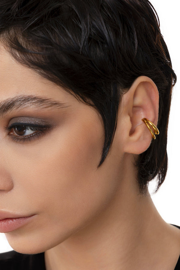 earcuff doppio cerchio