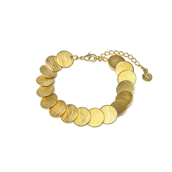 Bracciale monete in linea