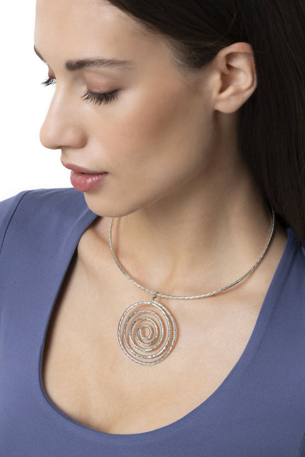 Girocollo spirale luminoso