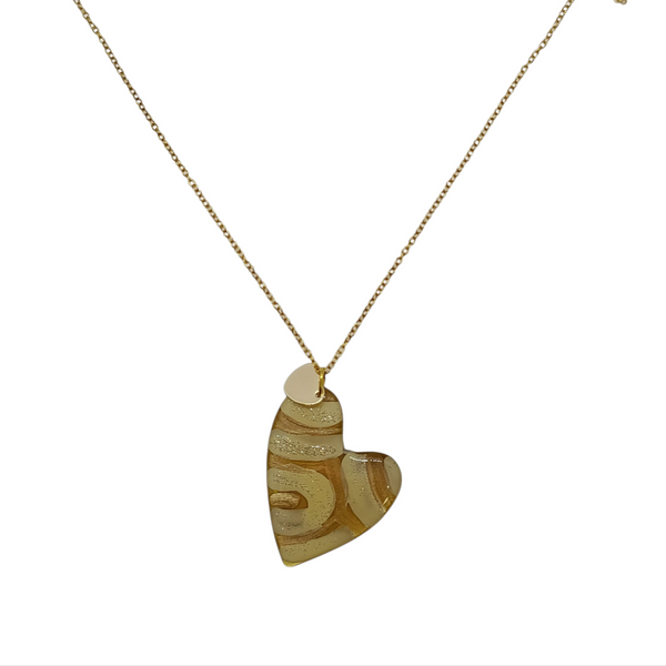 Collana ciondolo cuore oro