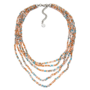 Collana perline multifili