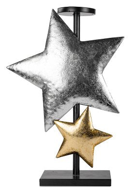 Portacandela con stelle