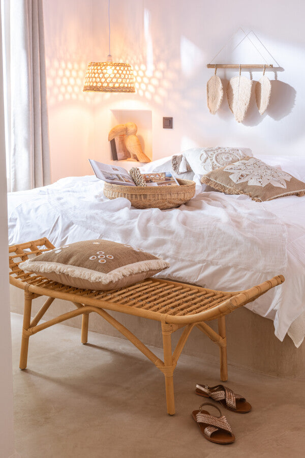 Sospensione Piume 3 Cotone Beige