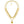 Collana due catene monete/fiore