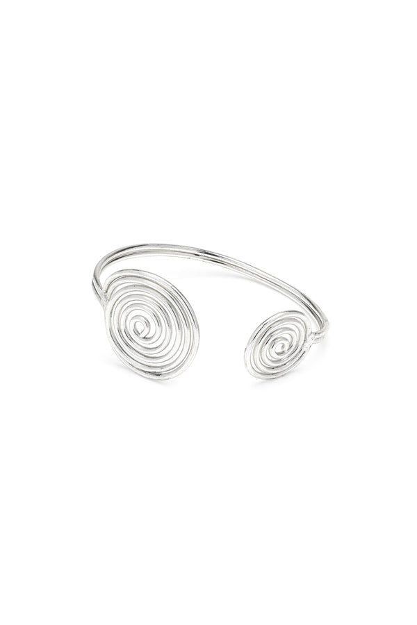 Bracciale 2 spirali silver