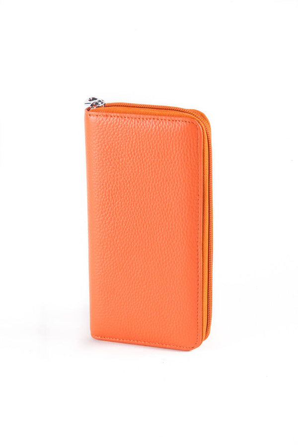 Portafoglio grande zip