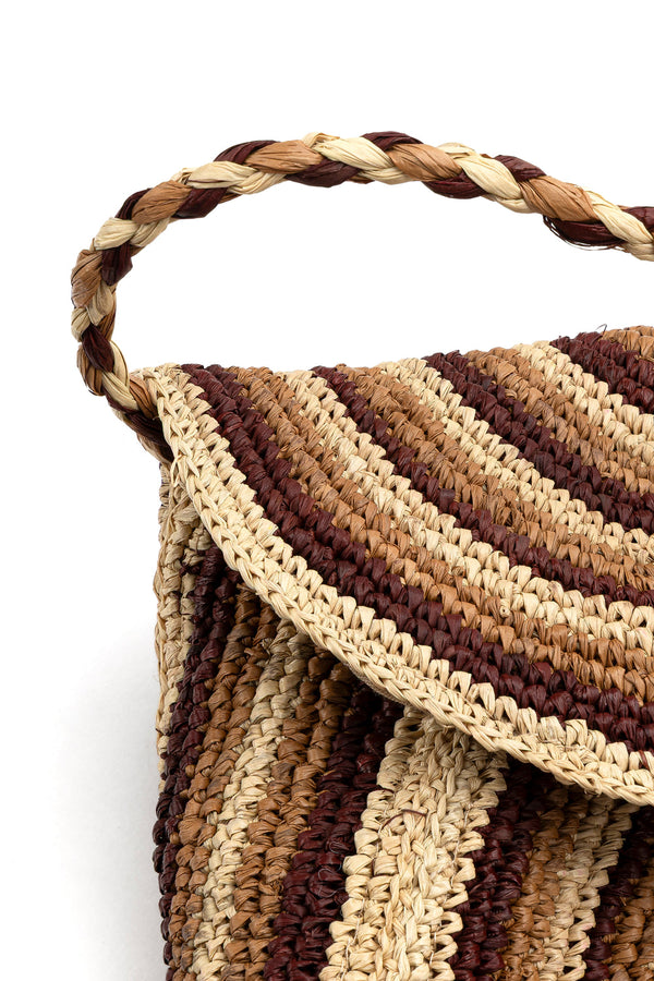 Pochette Rafia Mezzaluna.