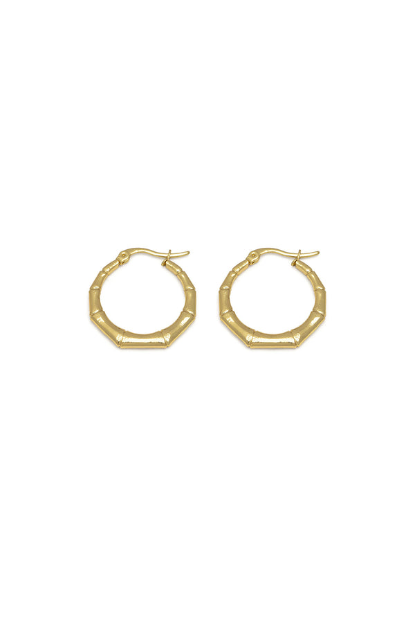 orecchini hoops bamboo