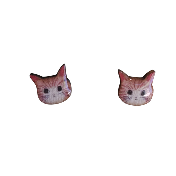 Orecchini lobo resinati