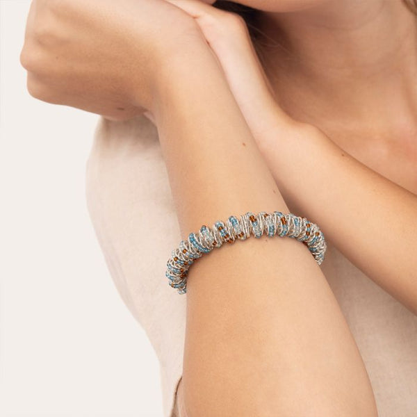 Bracciale aperto fisarmonica