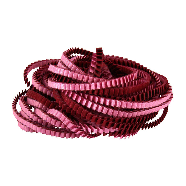 Collana plissettata lunga