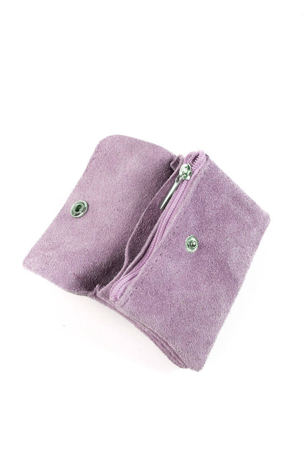 Portaspicci in  pelle scamosciato con taschino