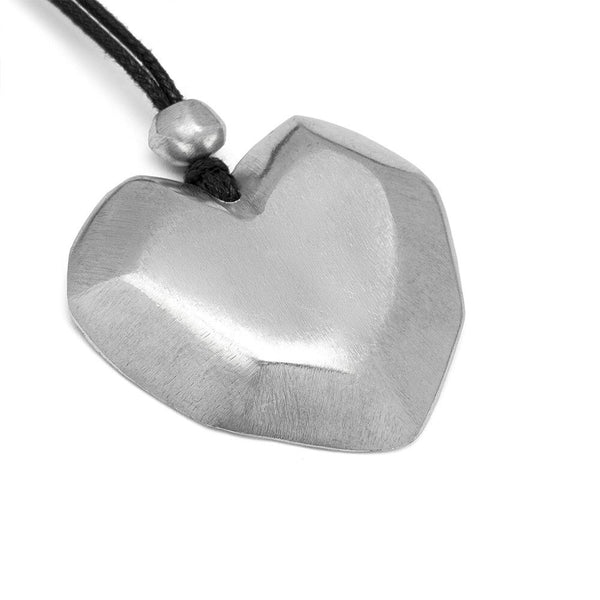 Pendente cuore diamante