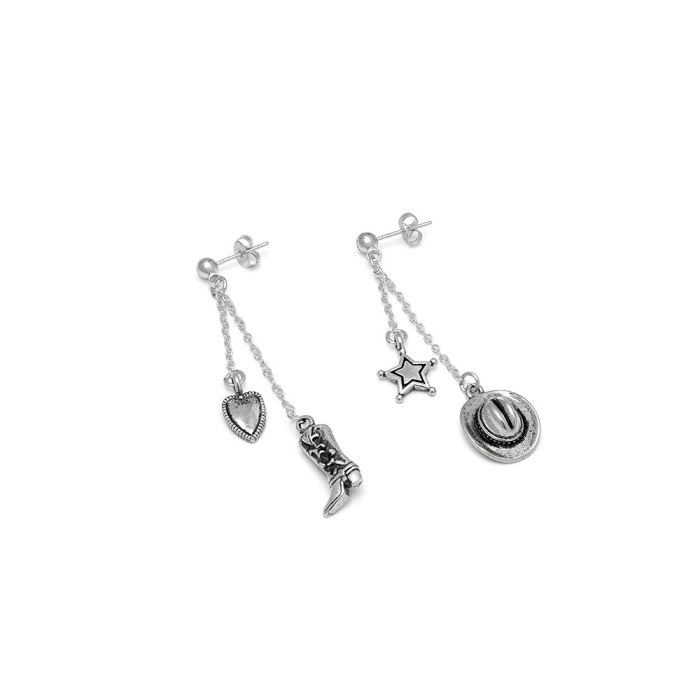 Orecchini 2 catene pendente