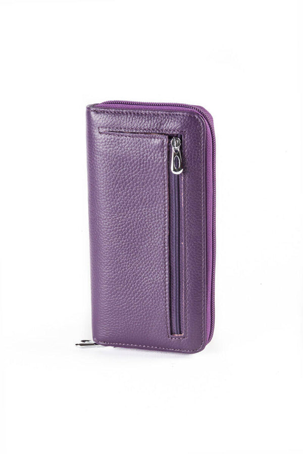 Portafoglio grande zip