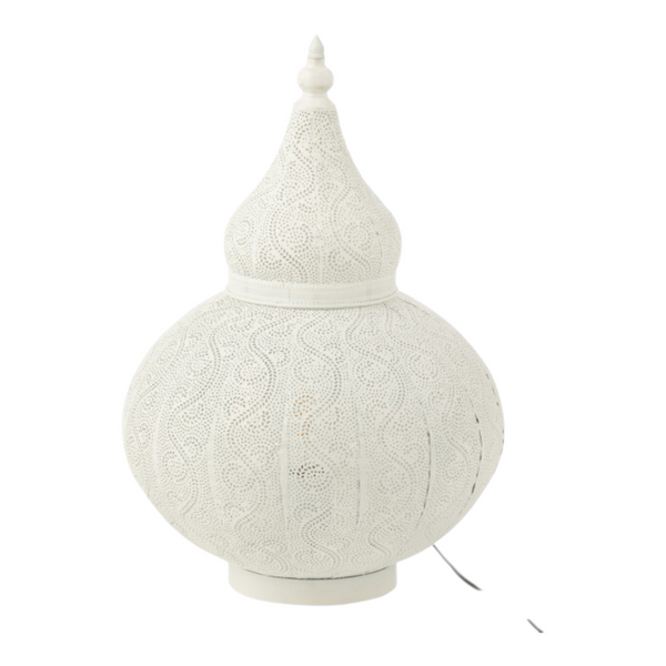 Lampada Aladin Metallo Bianco Small