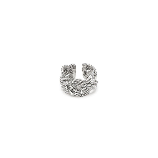Anello fascia treccia molla