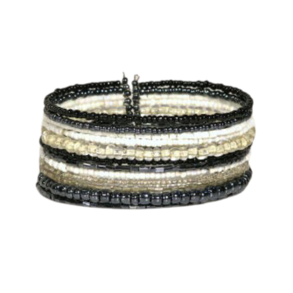 bracciale fascia bassa bianco bero
