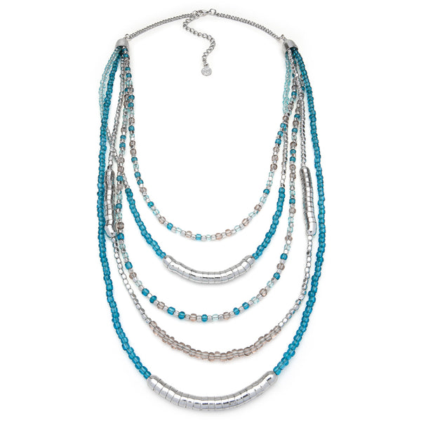 Collana multifili mix