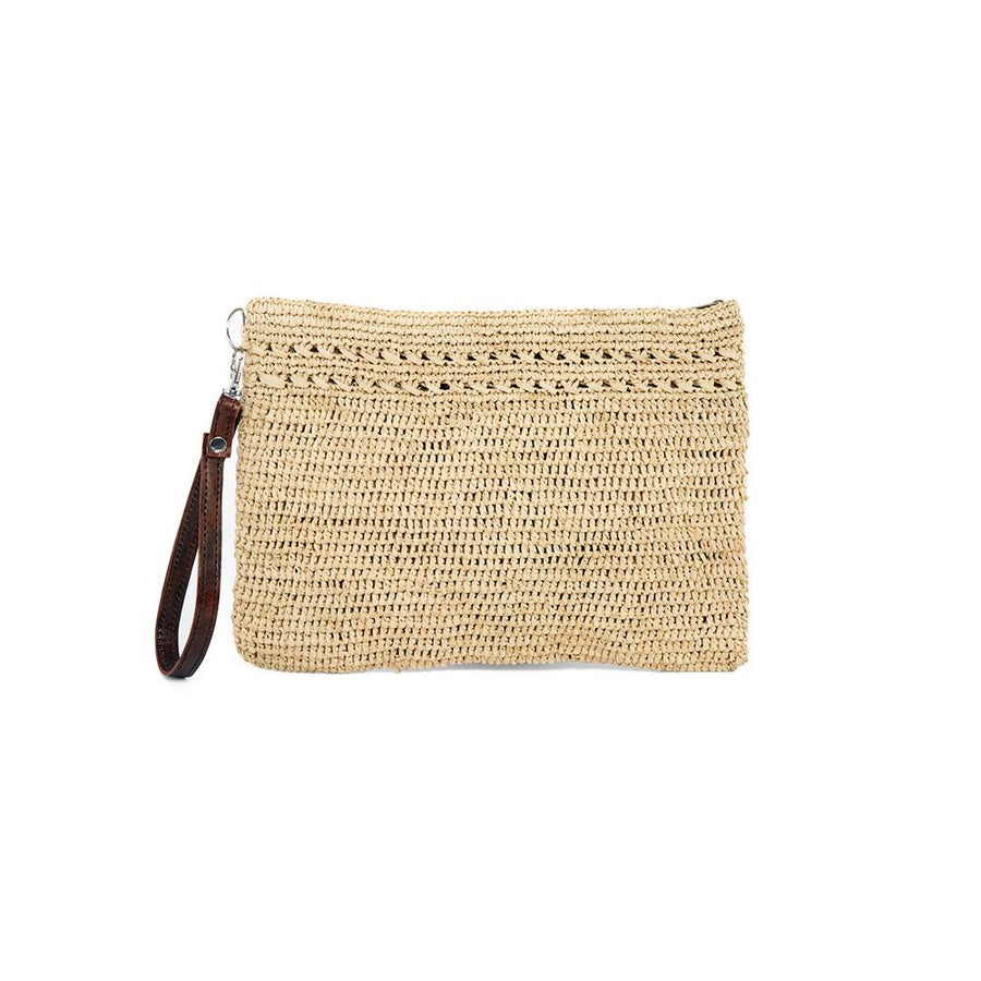 Pochette rafia uncinetto