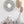 Specchio Rotondo Sole Legno Whitewash