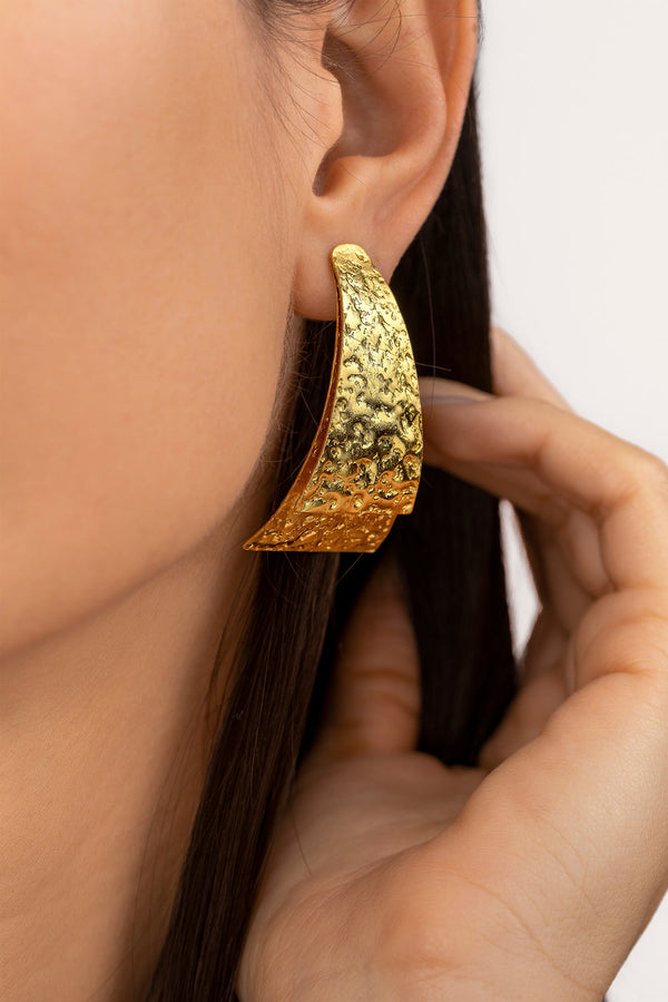 Orecchini antique battuti