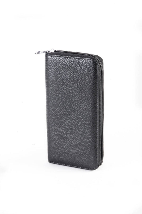 Portafoglio grande zip