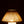 Lampada da tavolo metallo /cotone naturale  con batteria