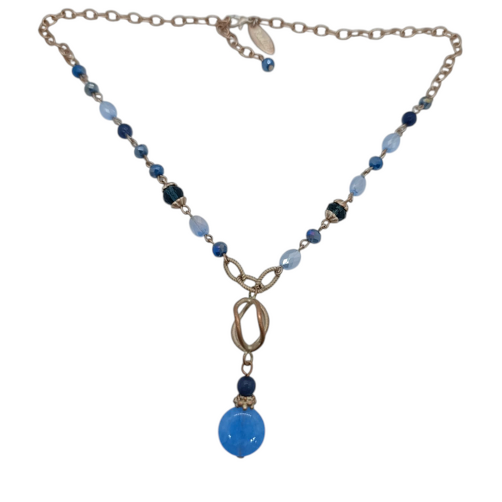 Collana ciondolo tondo piatto