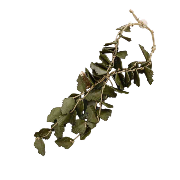 Collana ciondolo foglie