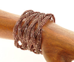 bracciale 4 treccie perline