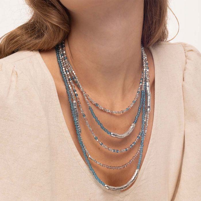 Collana multifili mix