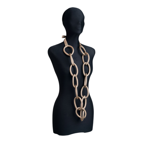 Collana anelli grandi viscosa